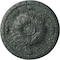 Ekena Millwork Amelia Ceiling Medallion (Fits Canopies up to 2 3/8"), 19 5/8"OD x 3/4"P, Athenian Green Crackle CM20AMAGC - alternate 1